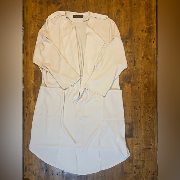 Next Tan Open Cardigan with Pockets - Picture 5 of 8